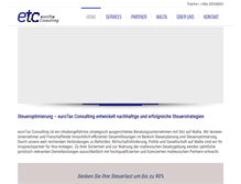 Tablet Screenshot of eurotaxconsulting.com